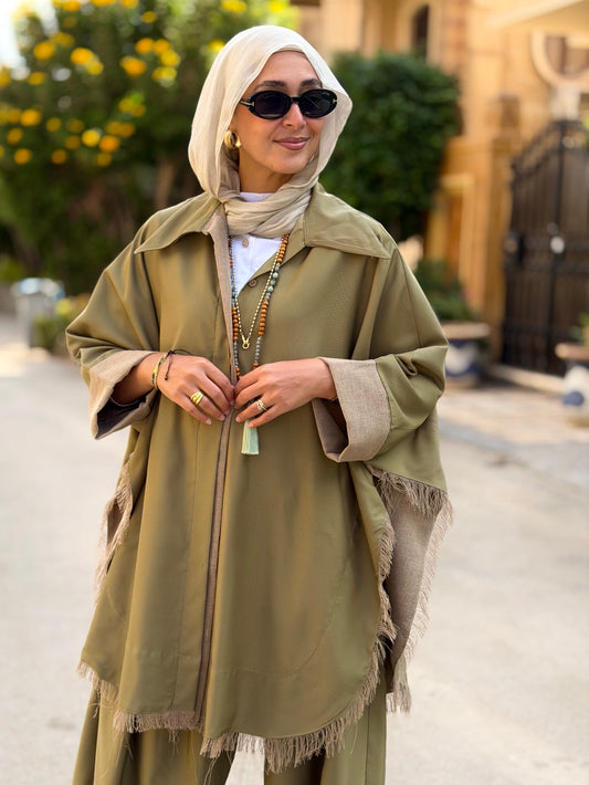 Fatima Shirt - Olive Green
