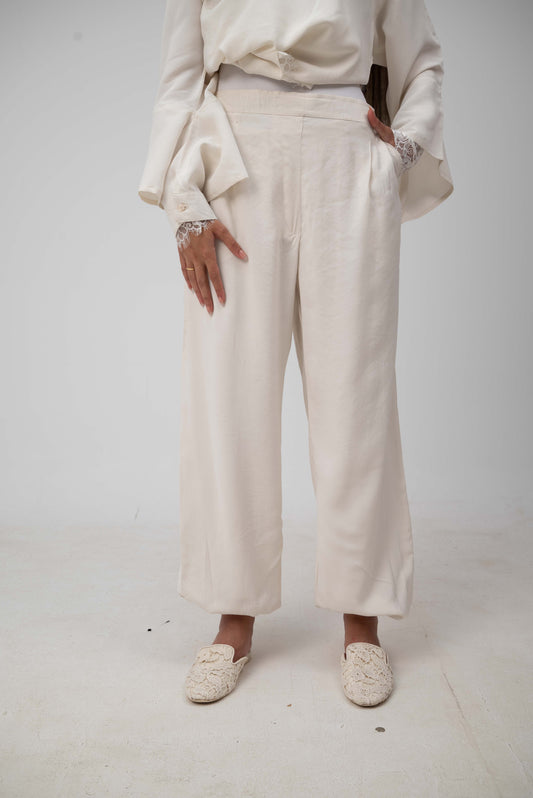Camellia Pants White
