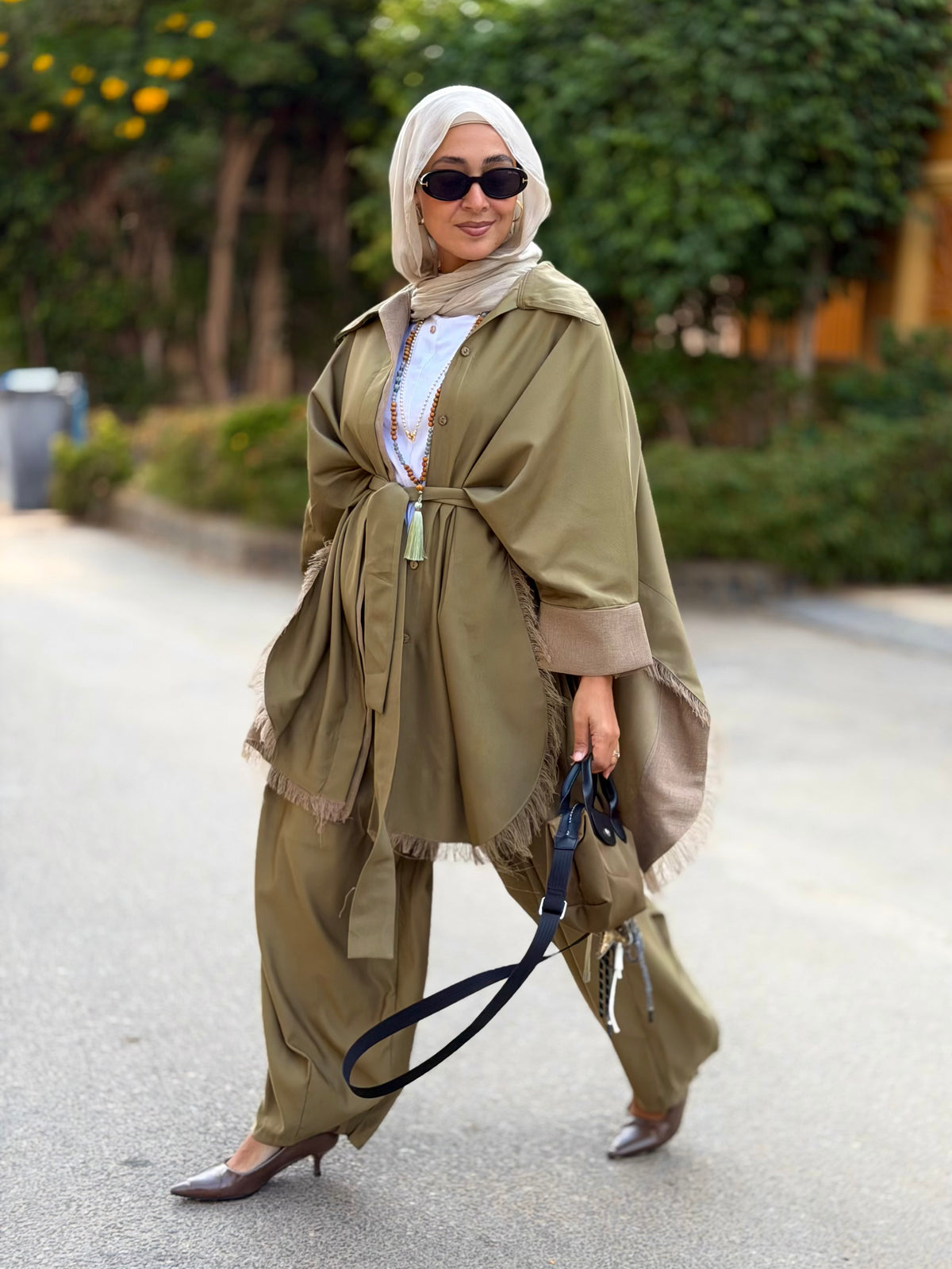 Fatima Shirt - Olive Green