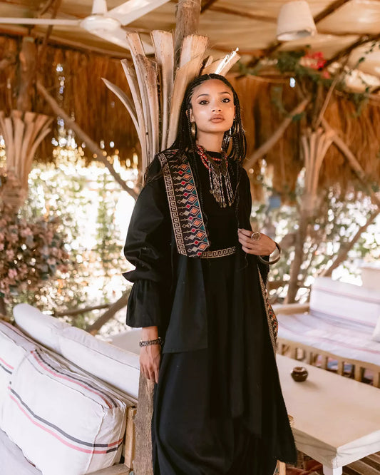 Aribian kaftan with traditional add