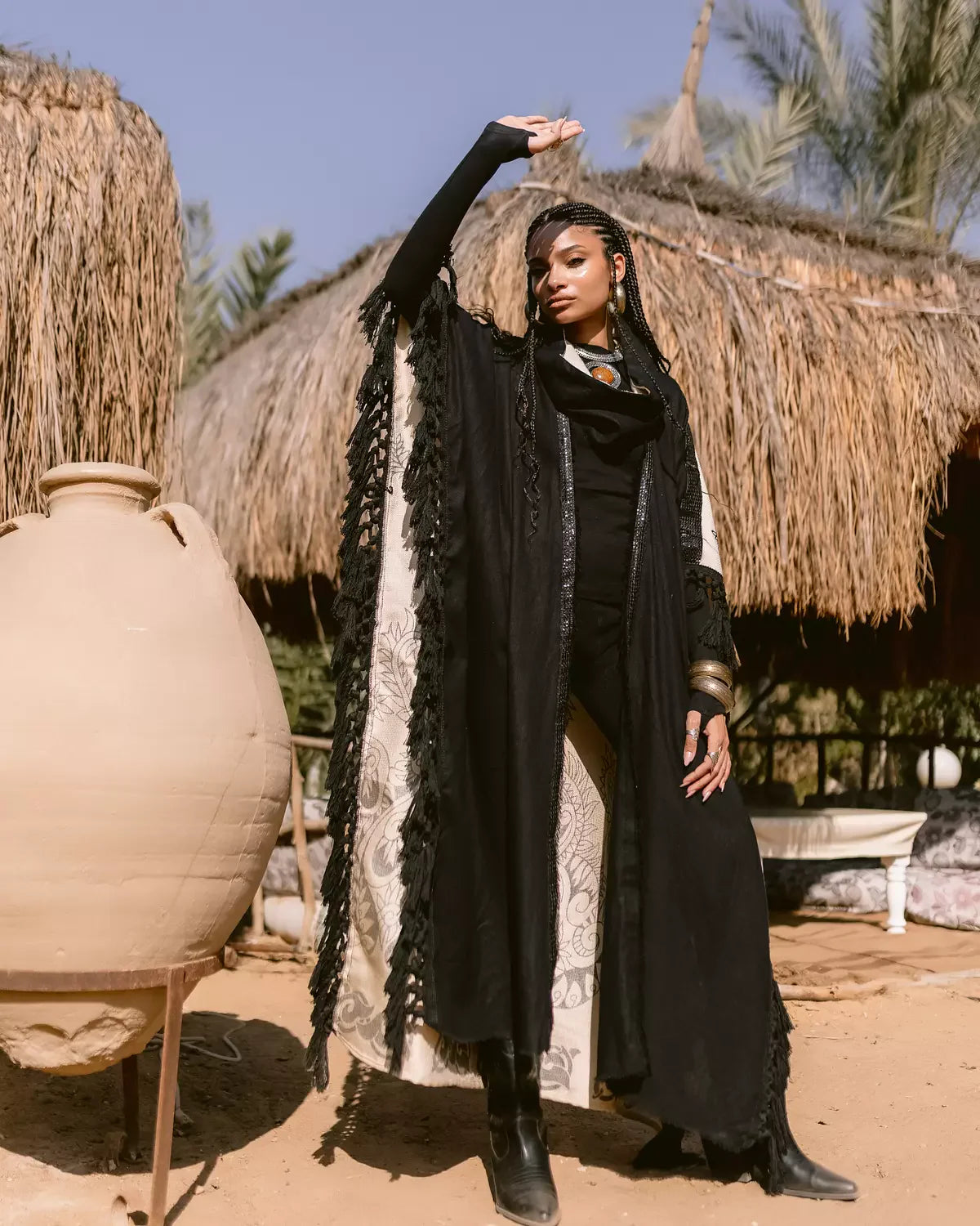 Fringes Kaftan