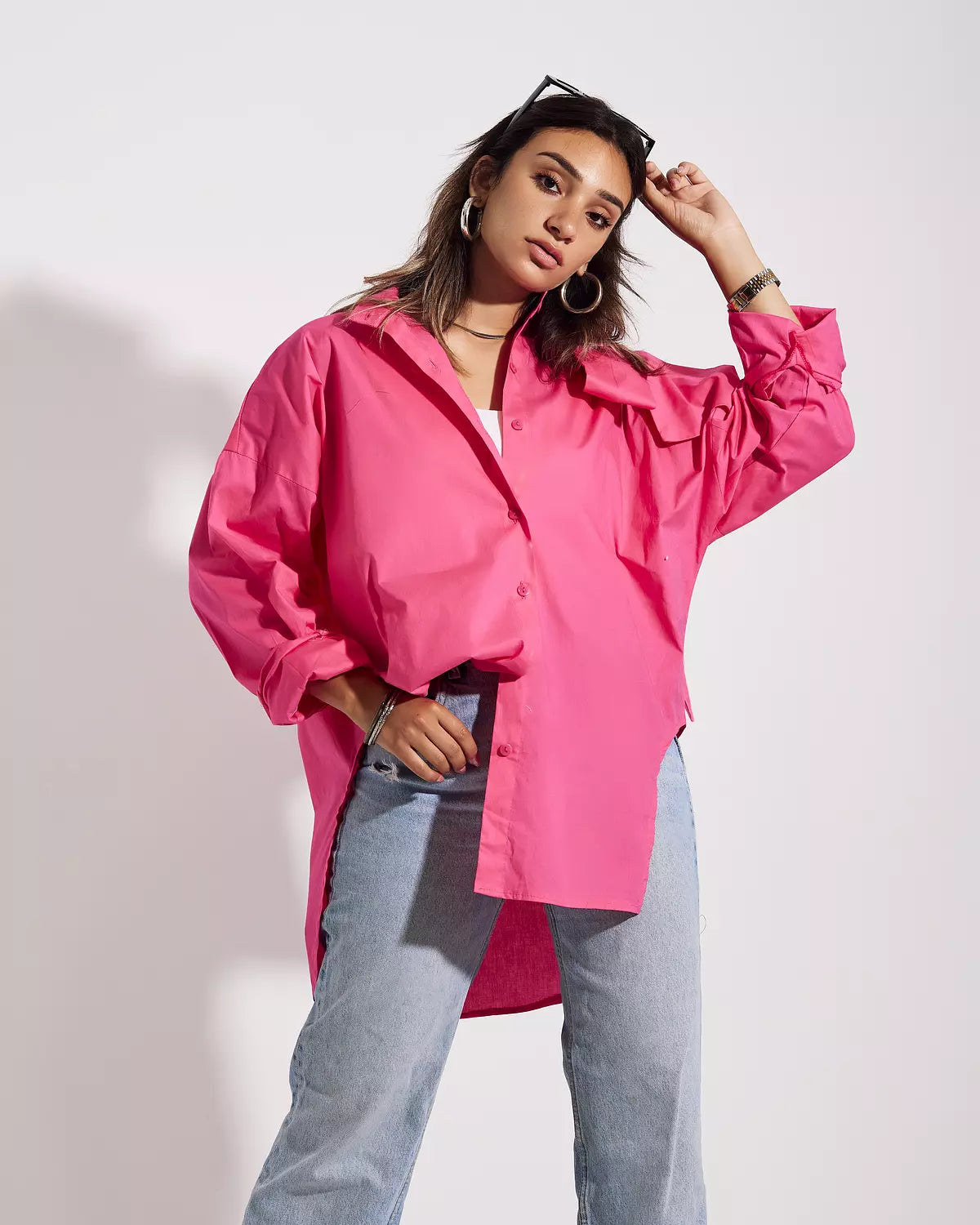 Hot Pink Bow Shirt