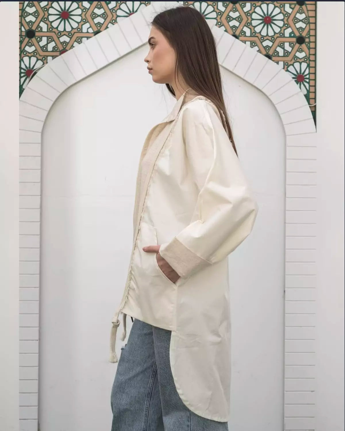 Embroidery Chemise Sweater