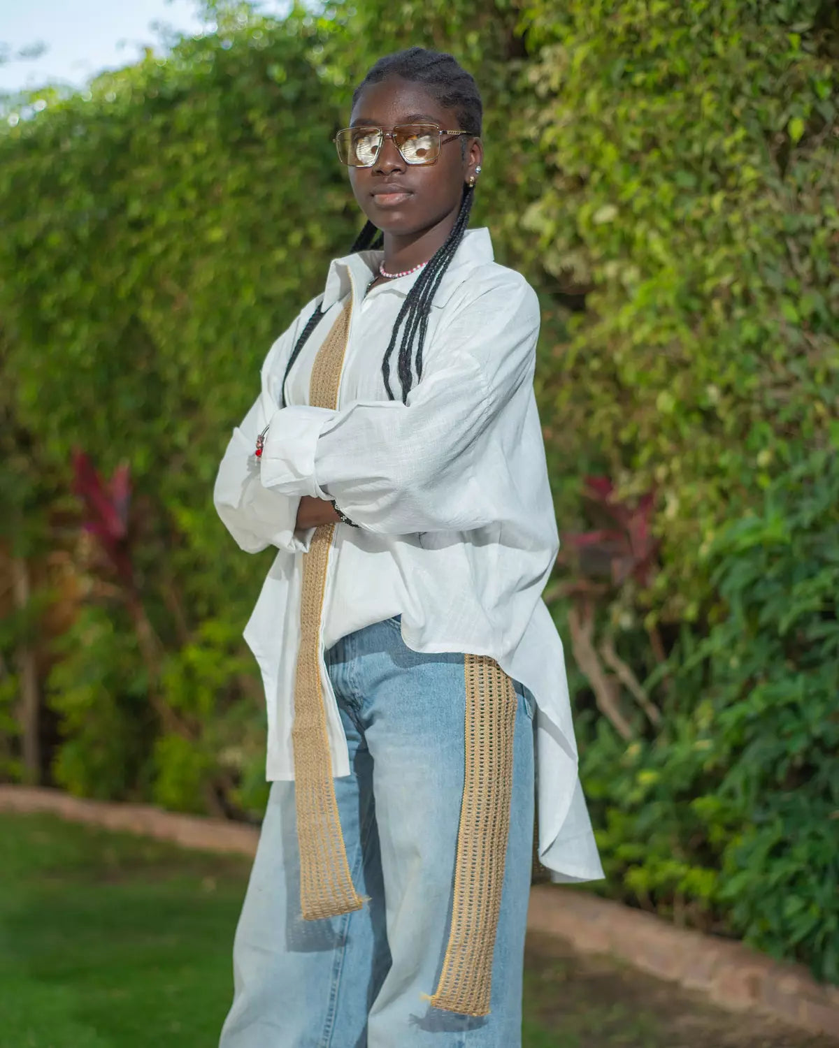 White Boho Shirt