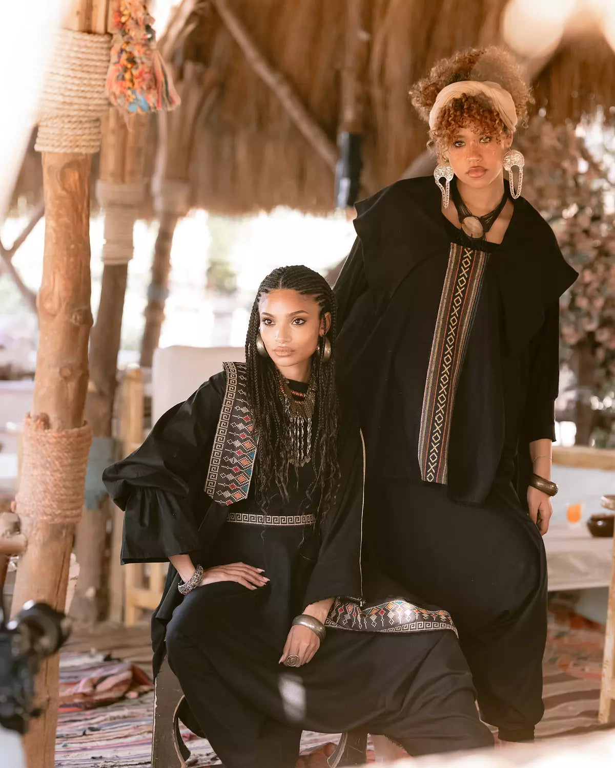 Aribian kaftan with traditional add