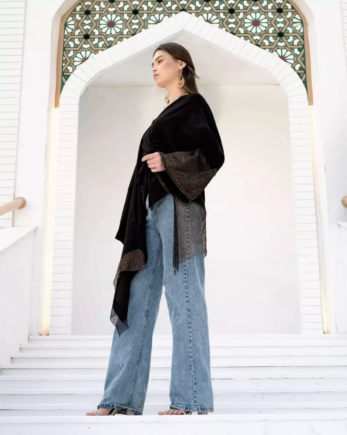 Black Linen Top