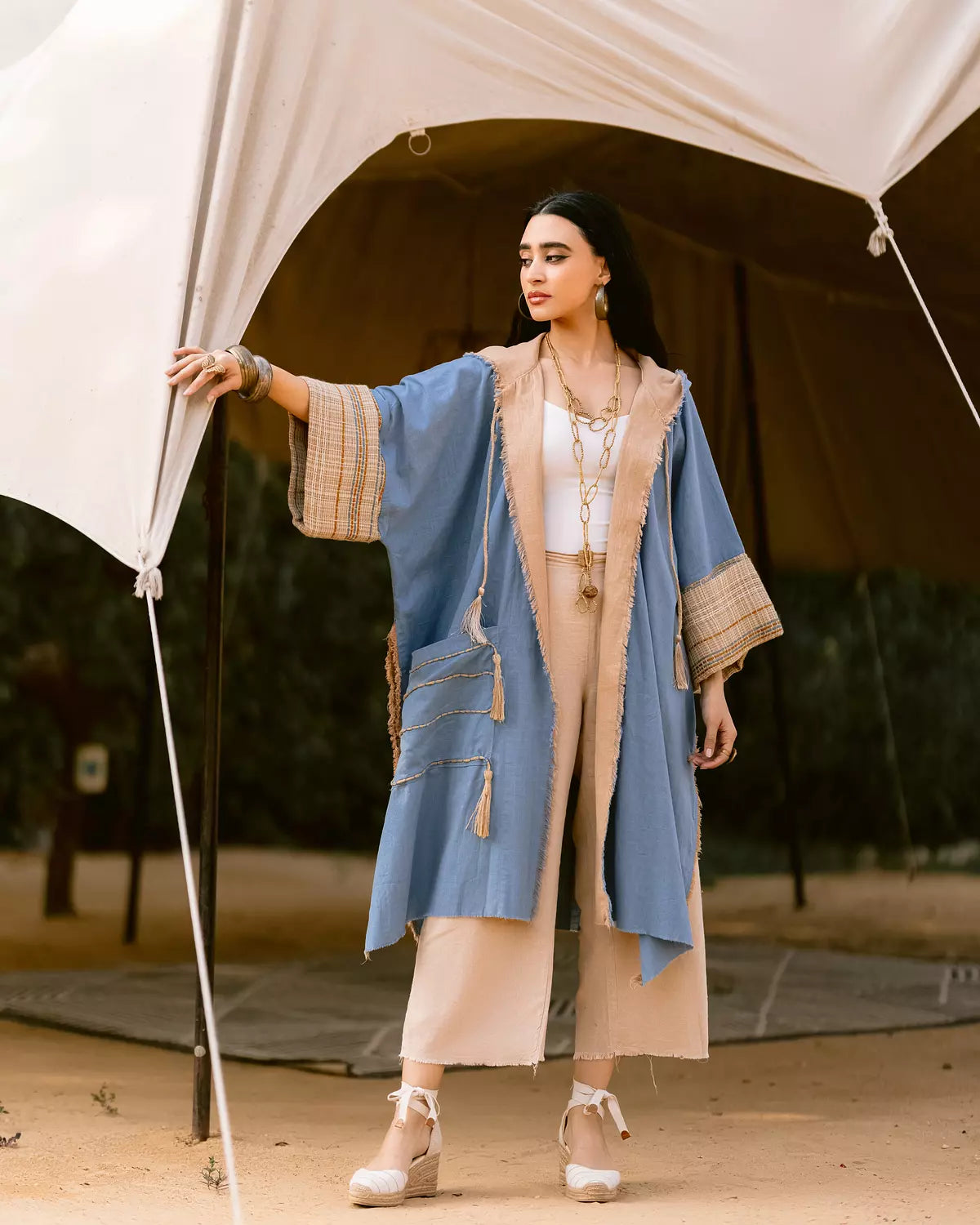 Assel Shimmery Cardigan