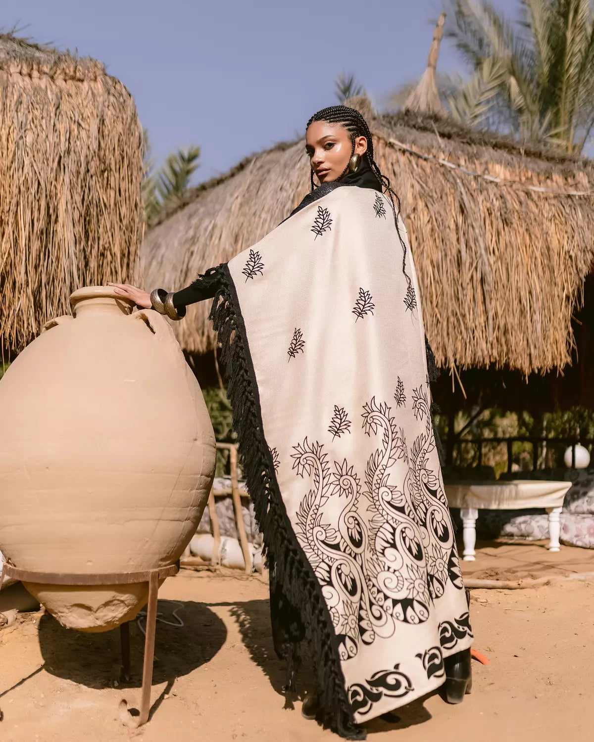 Fringes Kaftan