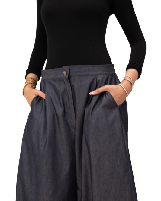 Ballon Pants- Dark Jeans