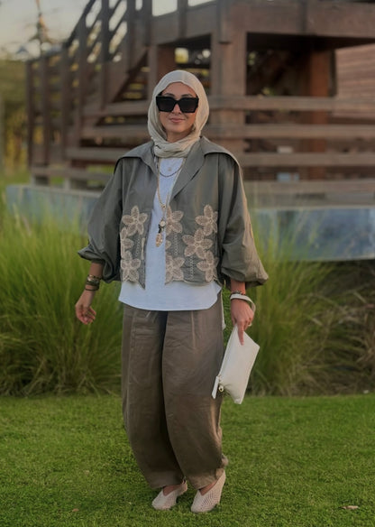 Latifa shirt- olive