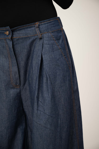 Ballon Pants - Dark Blue Jeans
