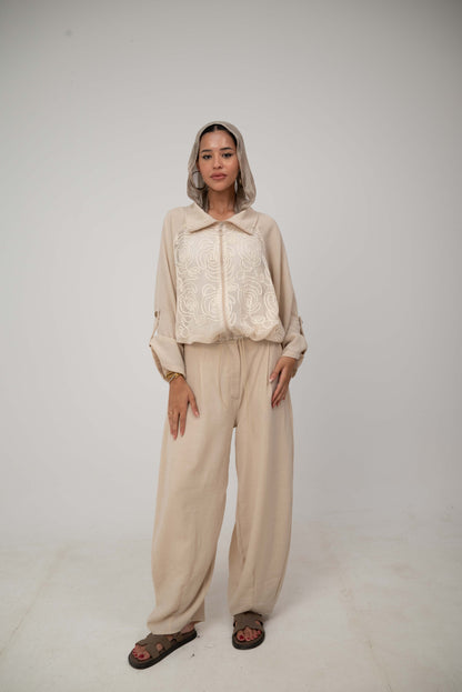 Ballon Pants - Beige