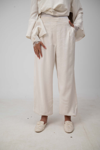 Camellia Pants White