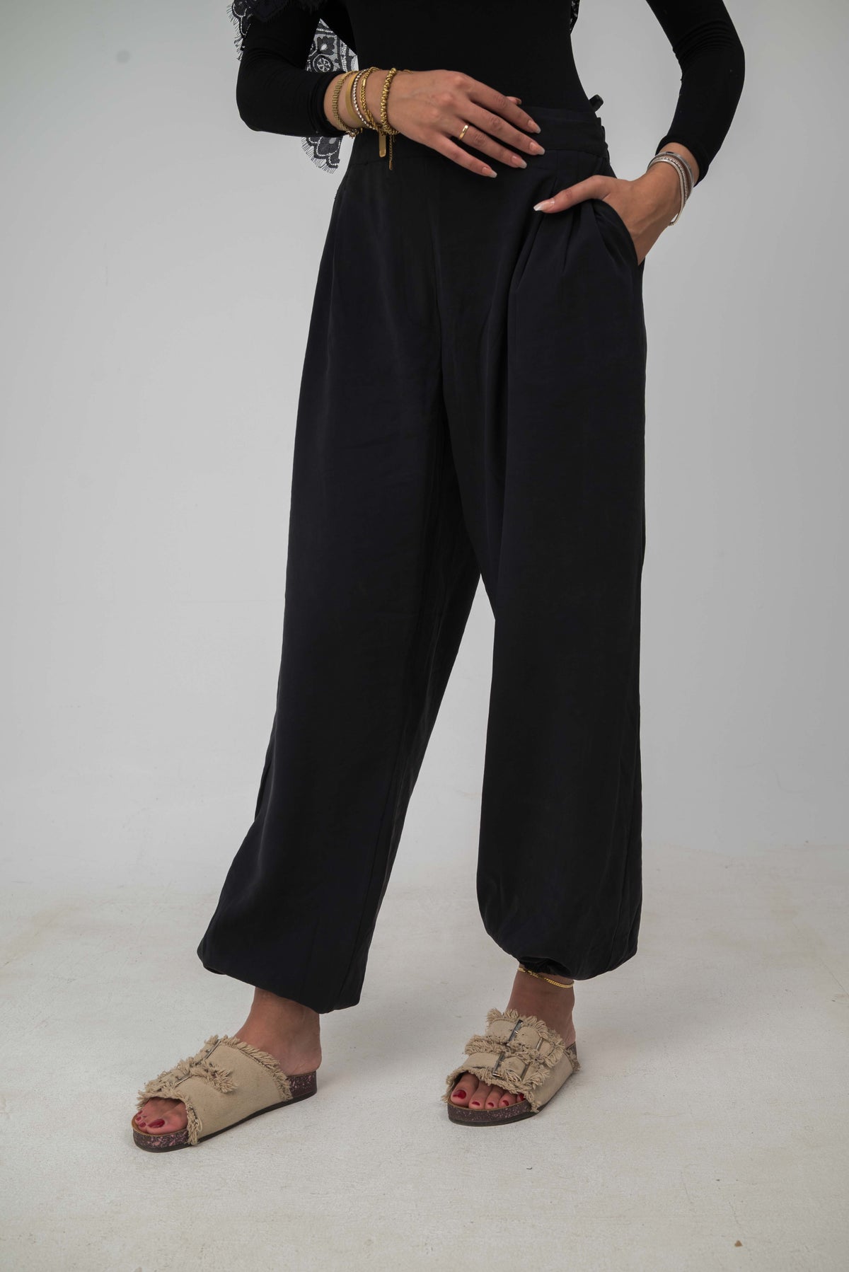 Camellia Set Black - Black Lace