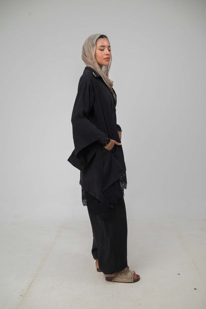 Camellia Set Black - Black Lace