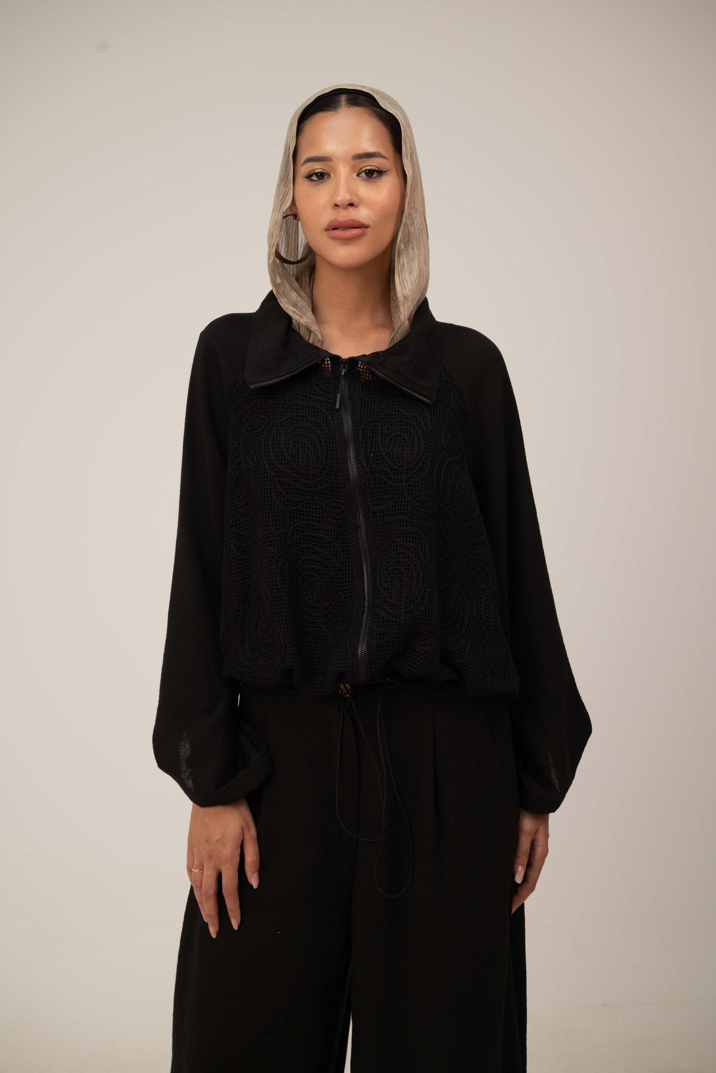 Floral Jacket - Black