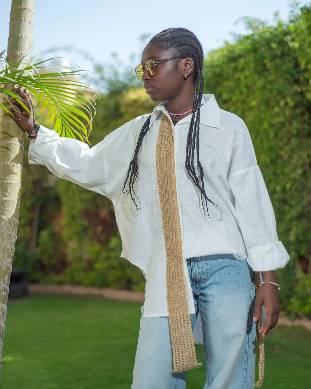 White Boho Shirt