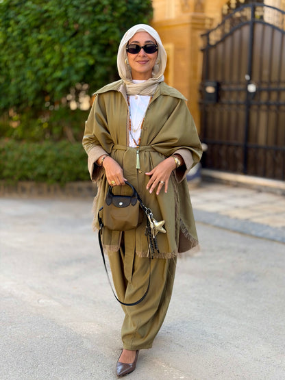 Fatima Shirt - Olive Green