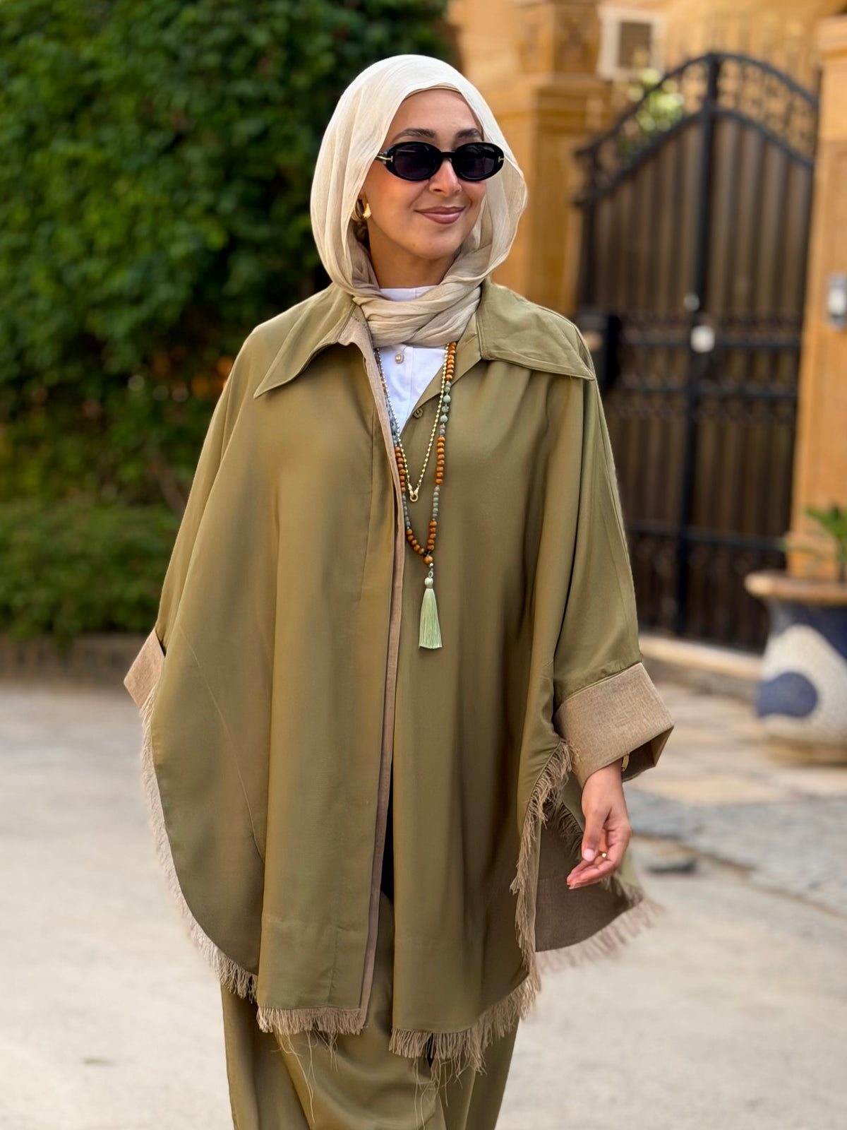 Fatima Shirt - Olive Green