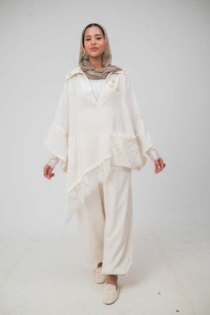 Camellia Pants White