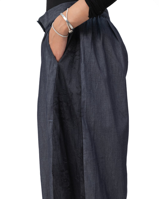 Ballon Pants- Navy Blue Jeans