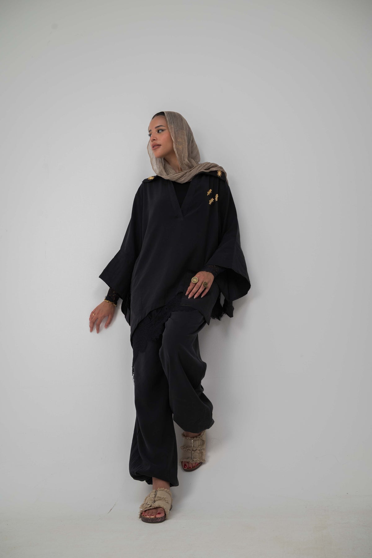 Camellia Pants Black