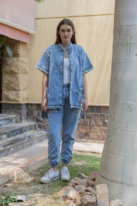 Denim Joggers