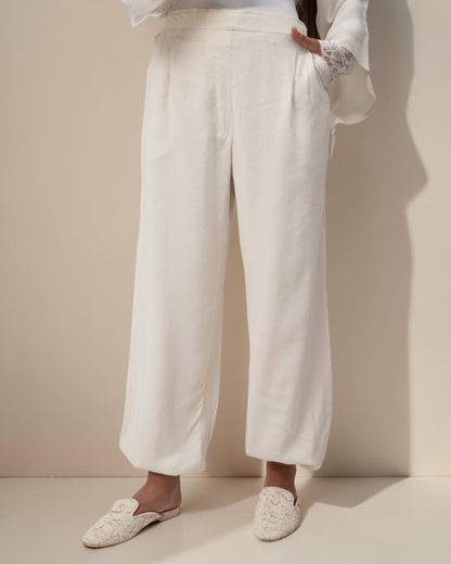 Camellia Set White - White Lace