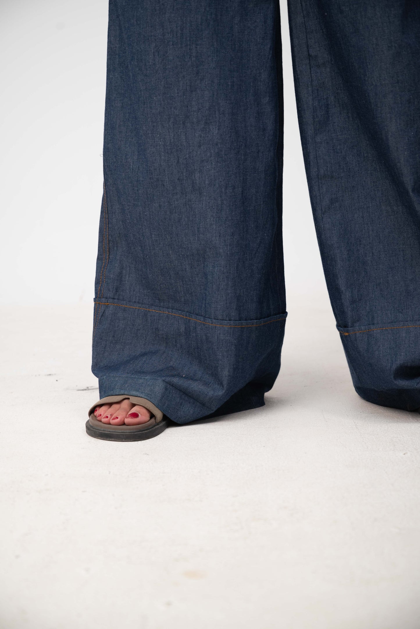 Ballon Pants - Dark Blue Jeans