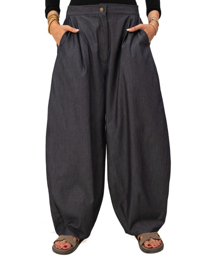 Ballon Pants- Dark Jeans