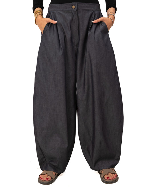 Ballon Pants- Dark Jeans