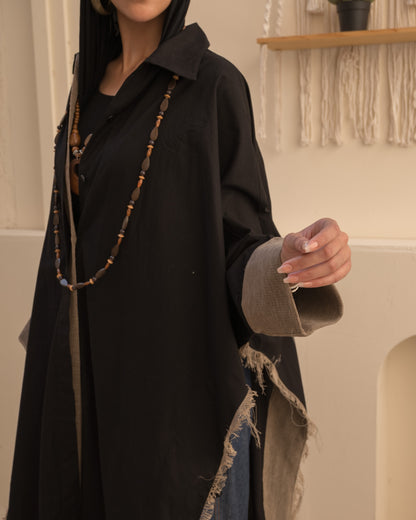 Breeze Burlap - Black