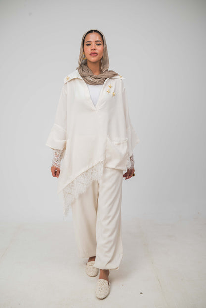Camellia Pants White