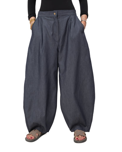 Ballon Pants- Navy Blue Jeans