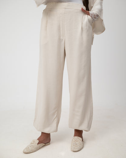Camellia Pants White