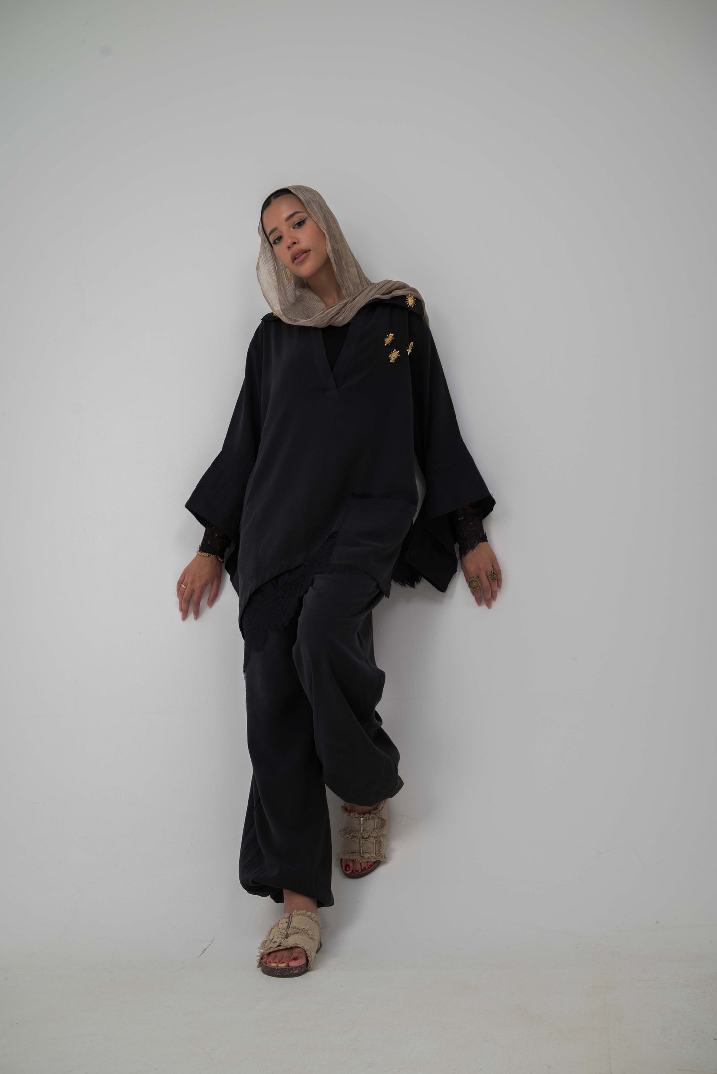 Camellia Pants Black