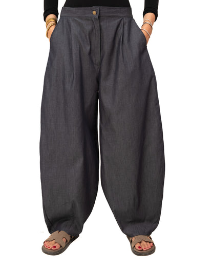 Ballon Pants- Dark Jeans