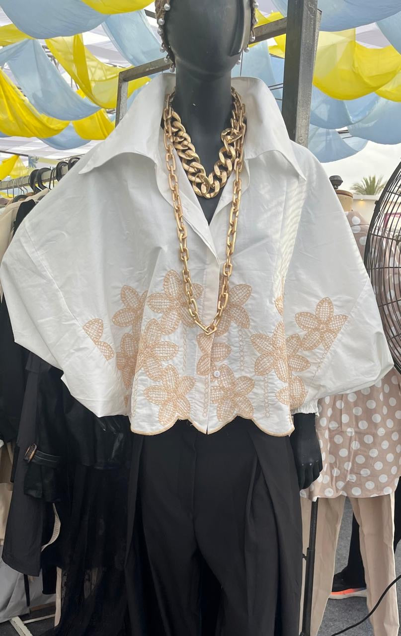 Latifa shirt- White
