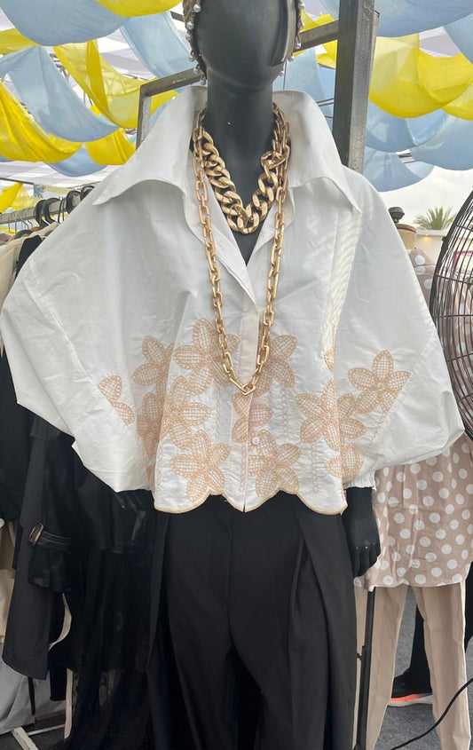 Latifa shirt- White
