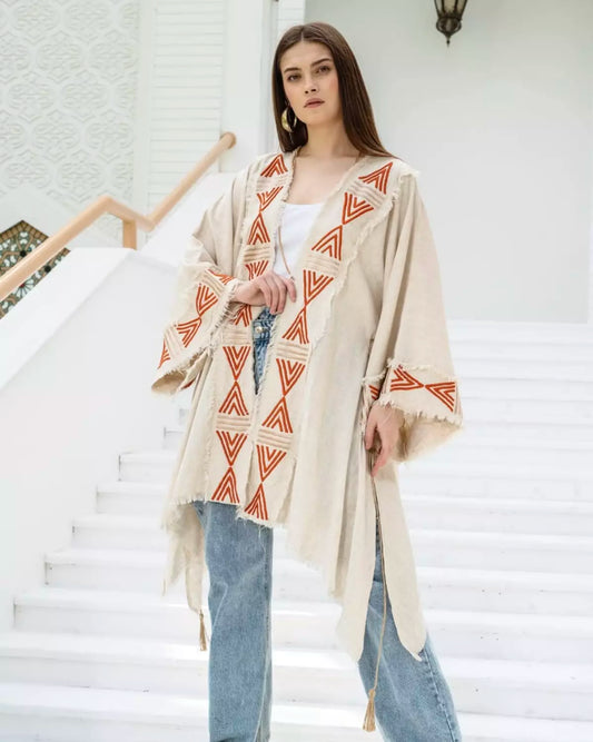 Embroidery Handmade Kimono 