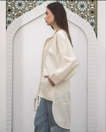 Embroidery Chemise Sweater