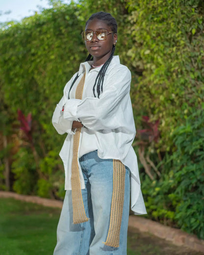 White Boho Shirt