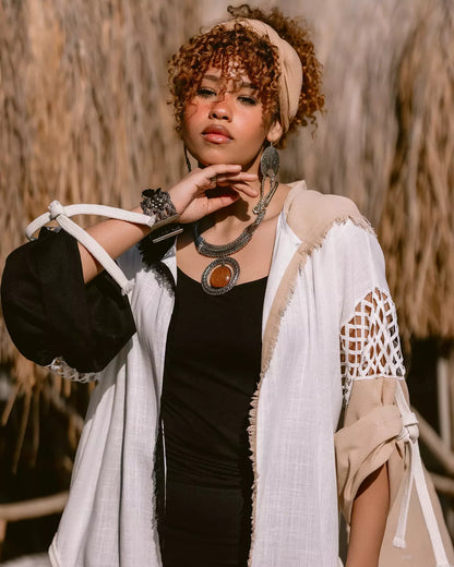 Stripped Kimono