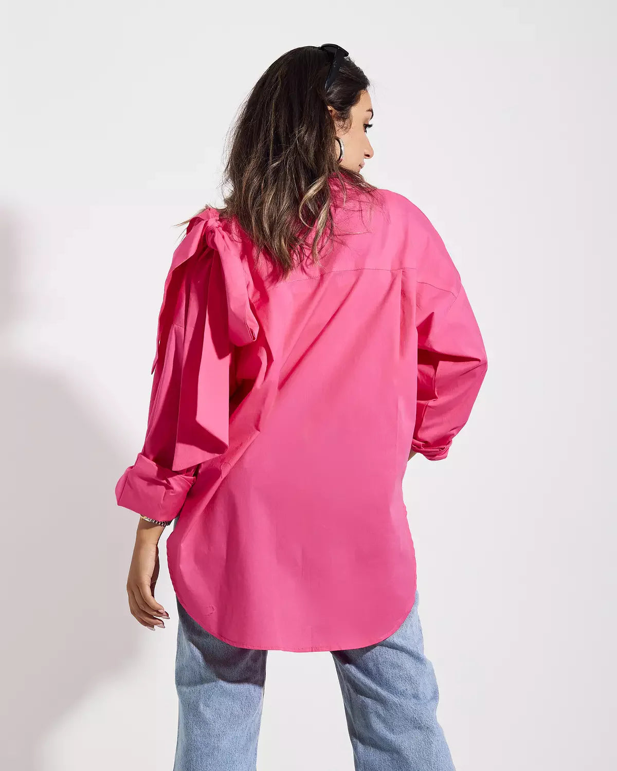 Hot Pink Bow Shirt