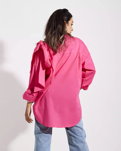 Hot Pink Bow Shirt