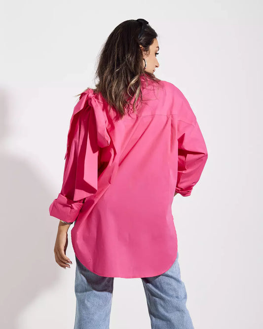 Hot Pink Bow Shirt